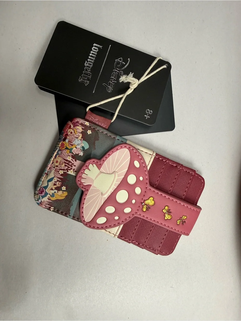 Loungefly Disney Alice in Wonderland Mushroom Tea Party Mini Backpack & Wallet